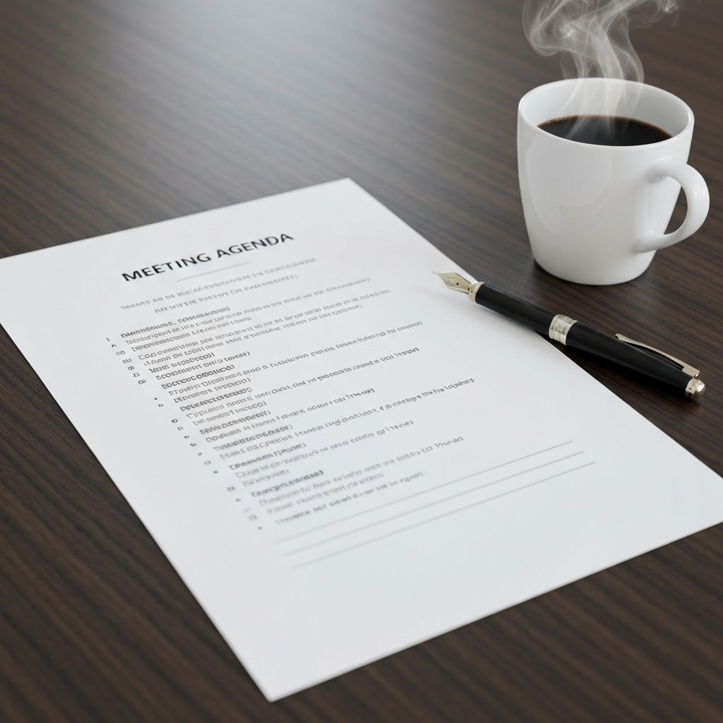 Meine Agenda hat 47 Punkte... zeige ich ALLES