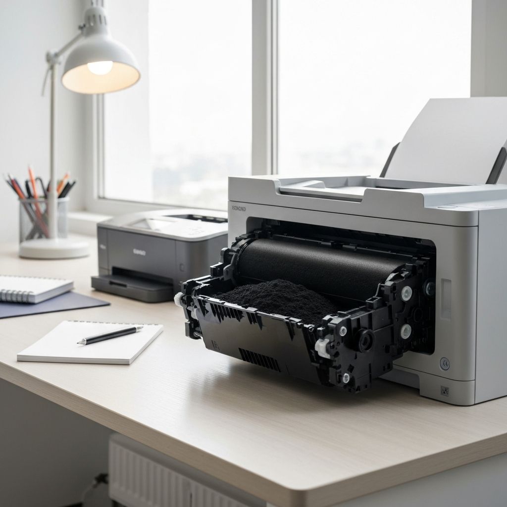 Tonerwechsel ohne Flecken - Mein Geheimnis